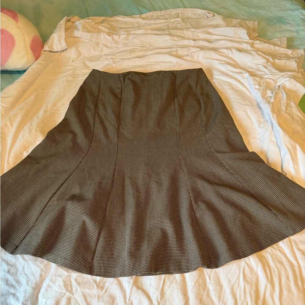 Chic Tan A-Line Skirt
